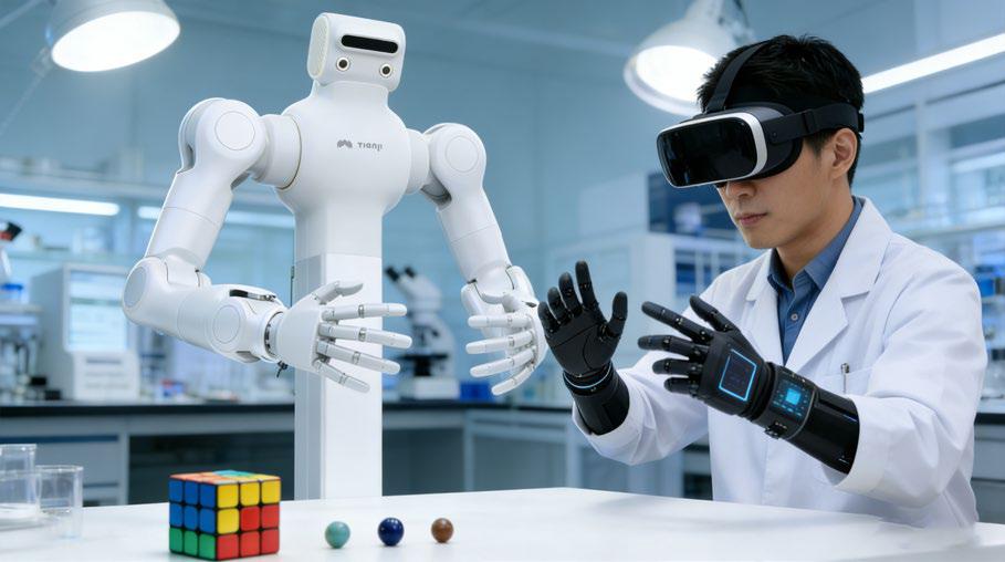 Tianji Marvin Pro Fixed Force-Controlled Humanoid Dual-Arm Platform