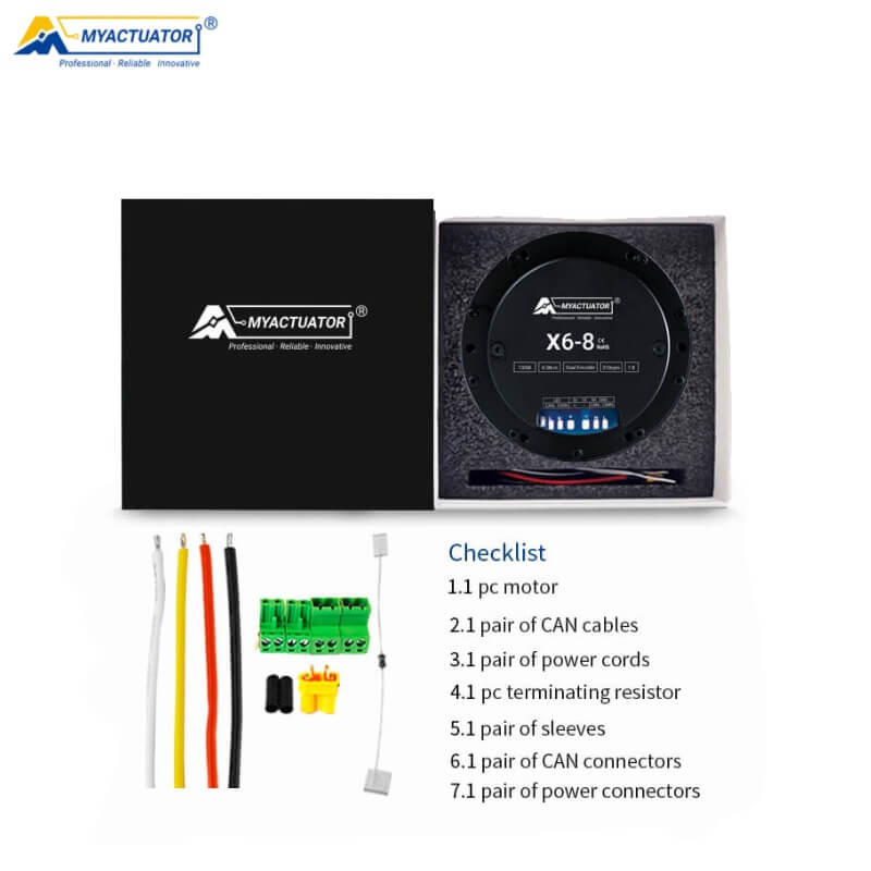 MyActuator RMD-X6-8 Motor | Robot Servo Motor for Robotics Development product image 5