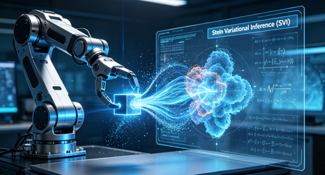 Stein Variational Inference for Contact-Rich Robot Manipulation