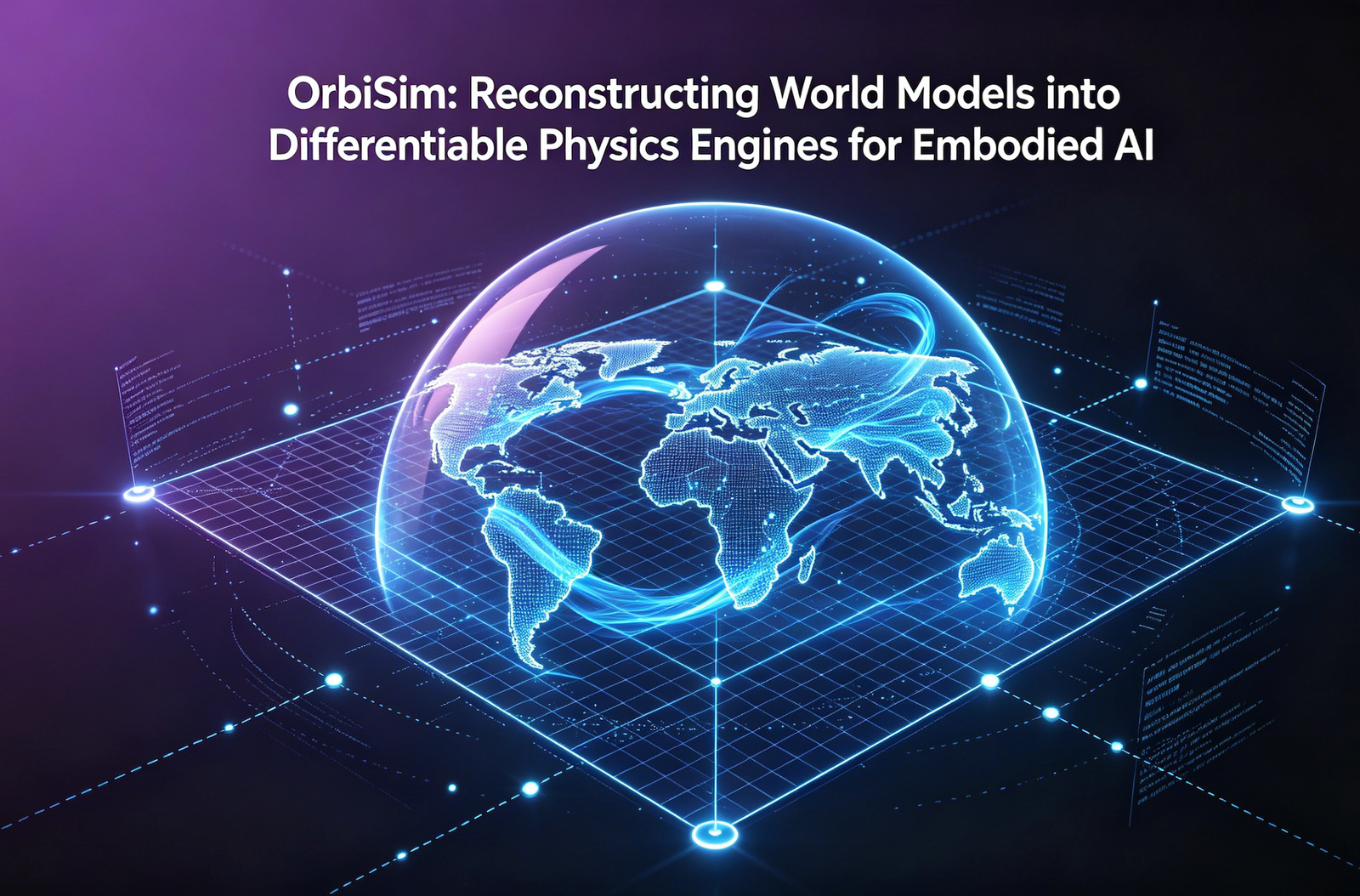 OrbiSim: Reconstructing World Models into Differentiable Physics Engines for Embodied AI