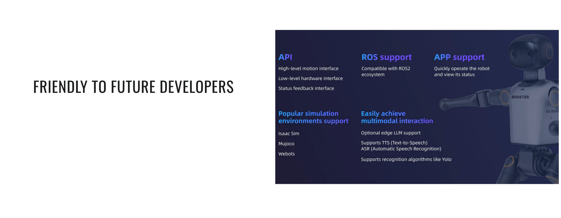 Booster K1 Embodied AI Development Robot Platform
