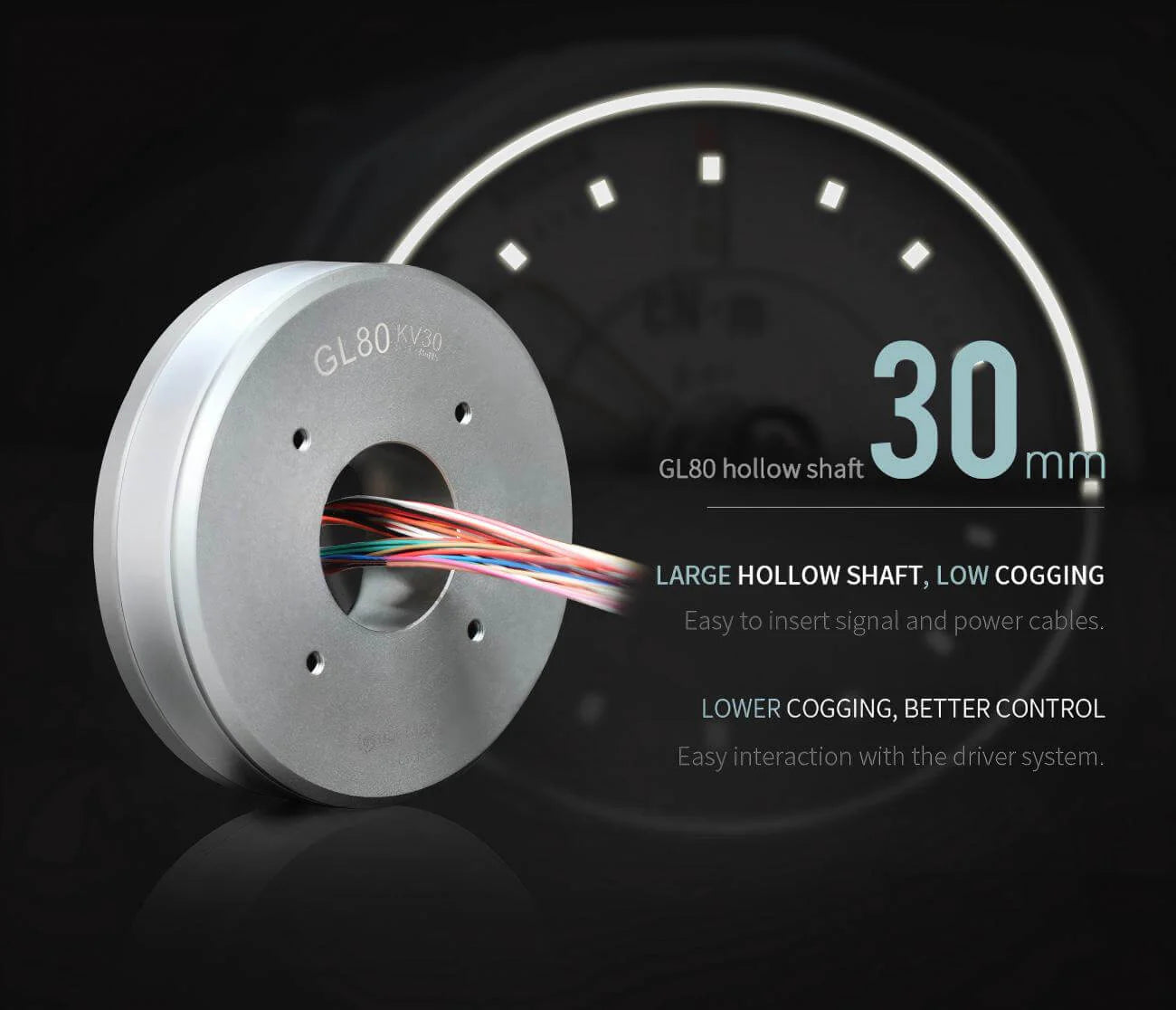 CubeMars GL80 Motor | High-Torque Robot Actuator for Robotics Development