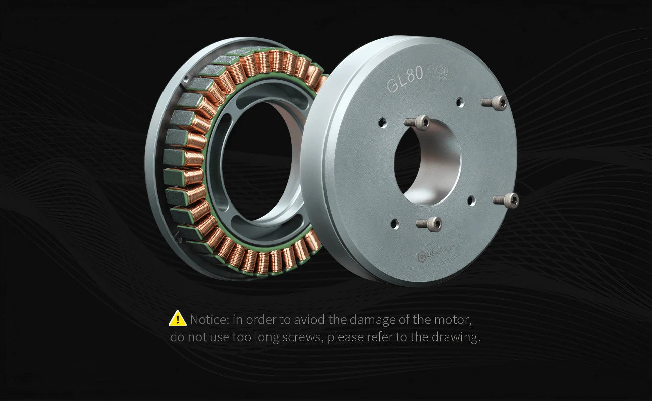CubeMars GL80 Motor | High-Torque Robot Actuator for Robotics Development