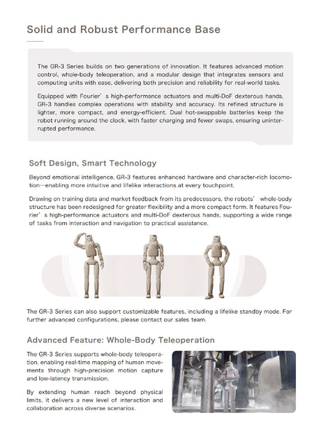 Fourier GR-3C Humanoid Robot for AI & Robotics Research_04