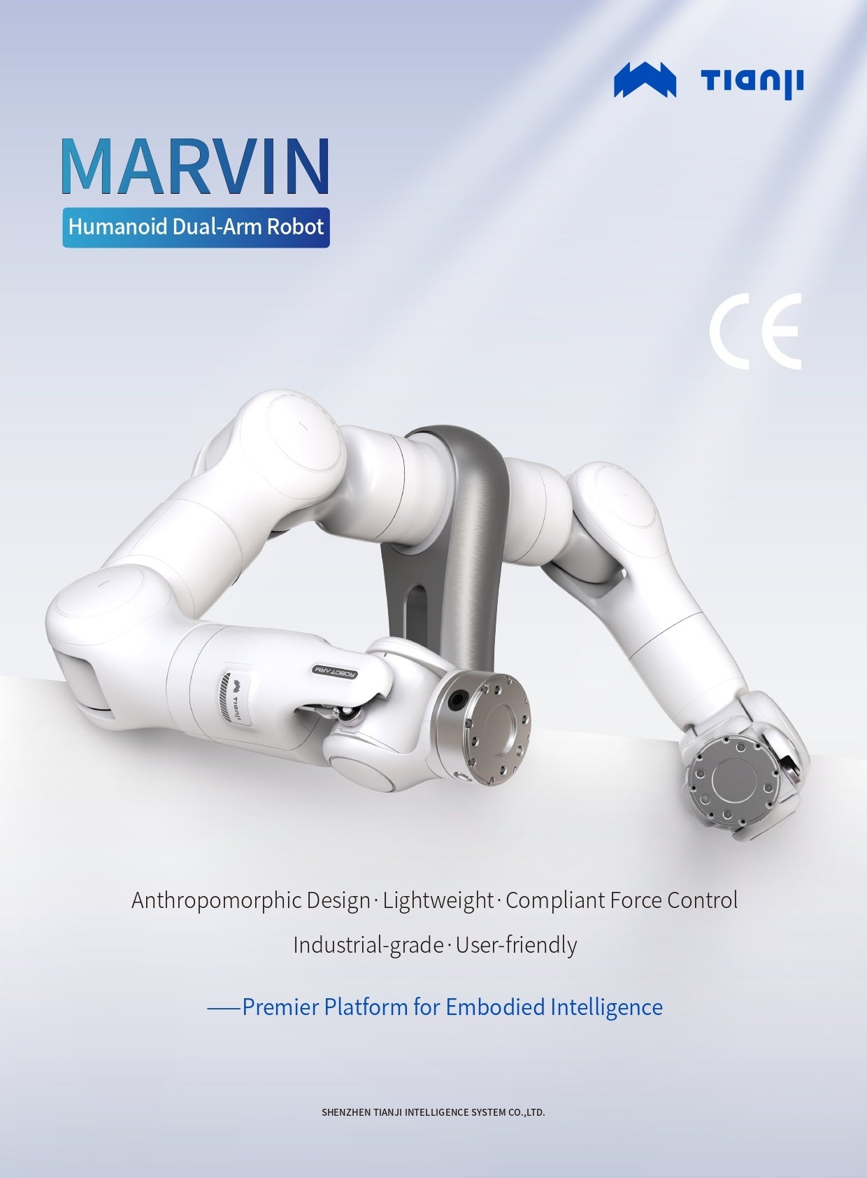 Tianji Marvin Series Full-Force-Control Humanoid Robot Arm