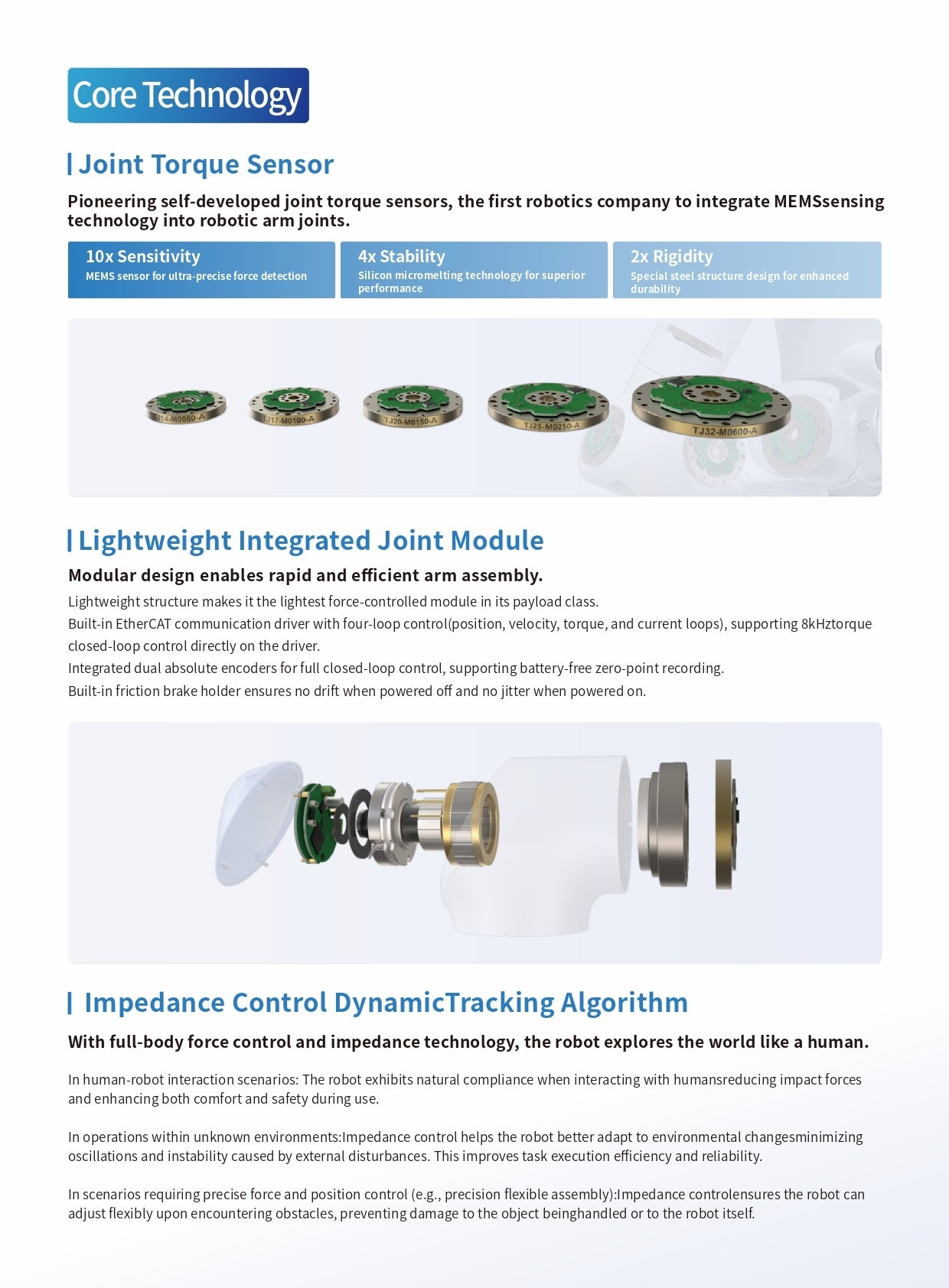 Tianji Marvin Series Full-Force-Control Humanoid Robot Arm