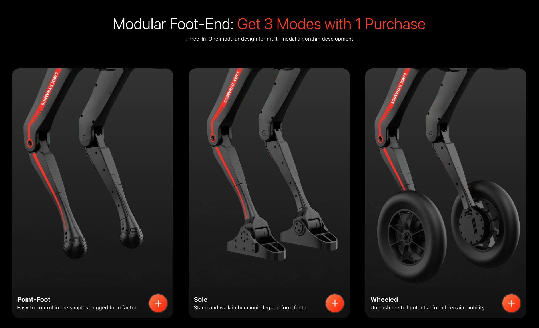 LimX Dynamics TRON 1 Multi-Modal Standard Biped Robot for Robotics Development