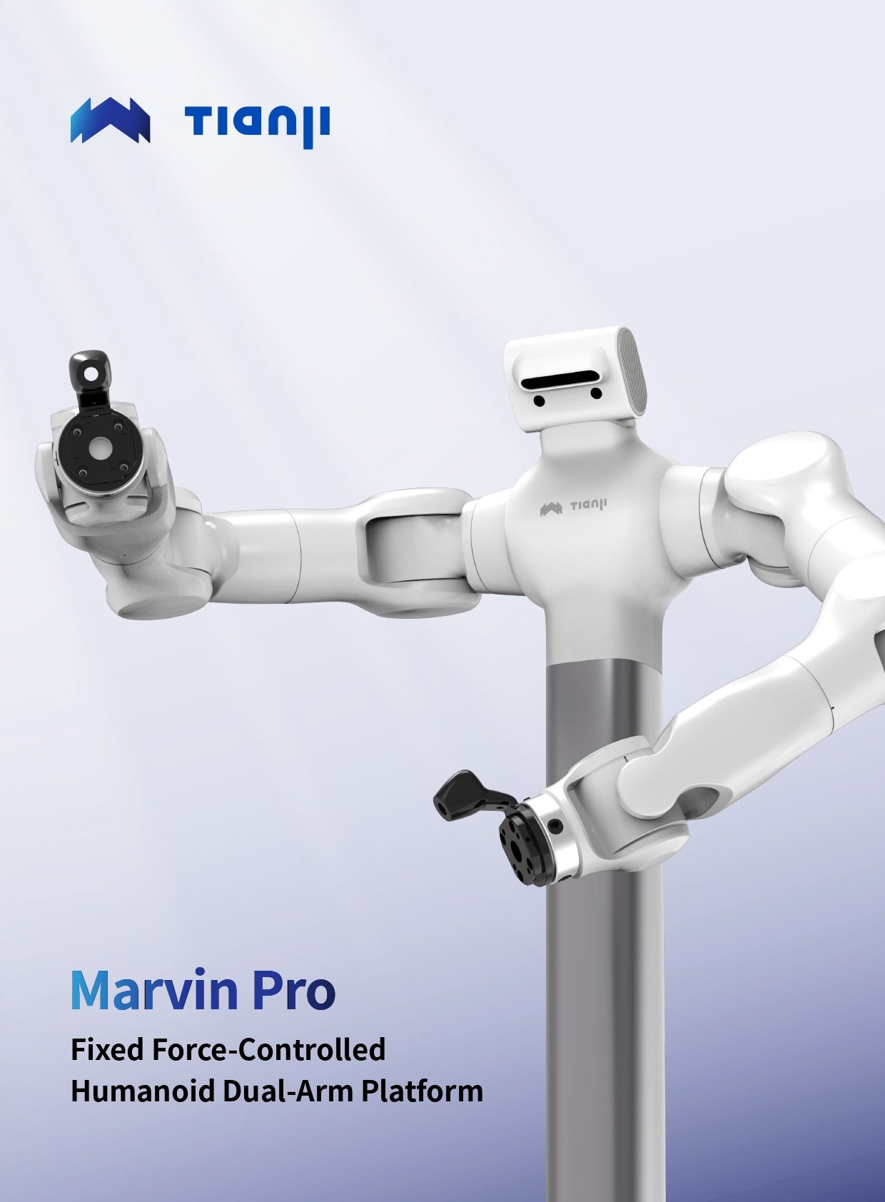 Tianji Marvin Pro Fixed Force-Controlled Humanoid Dual-Arm Platform