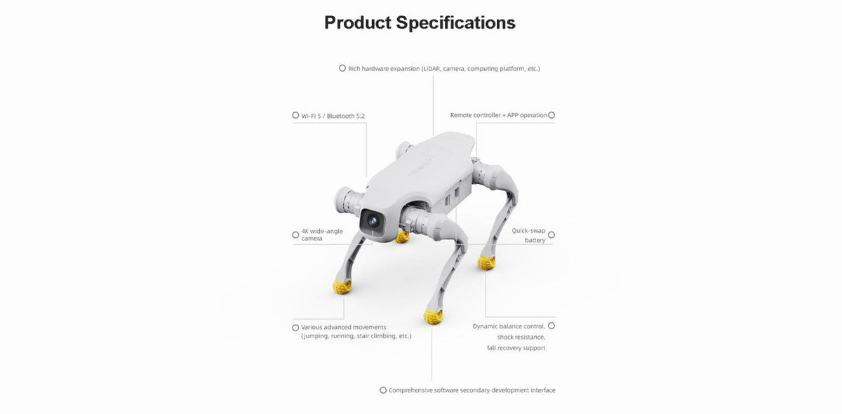AGIBOT D1 Pro/Edu Robot | Quadruped Robot Platform for Robotics Research detail image 7