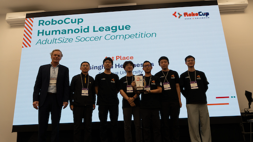 "World Cup'AdultSize'Category Champion" - Hephaestus Team from Tsinghua University