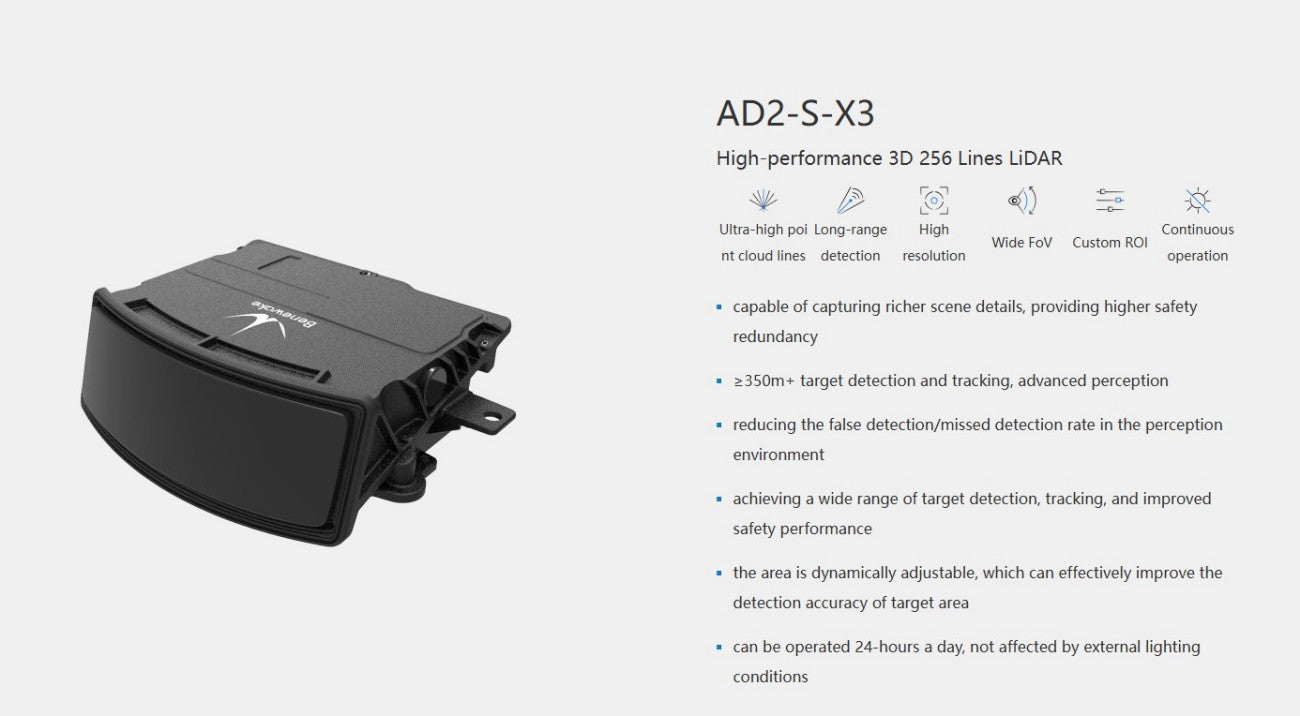Benewake AD2-S-X3 LiDAR | Robot LiDAR Sensor for Robotics & Mapping detail image 2