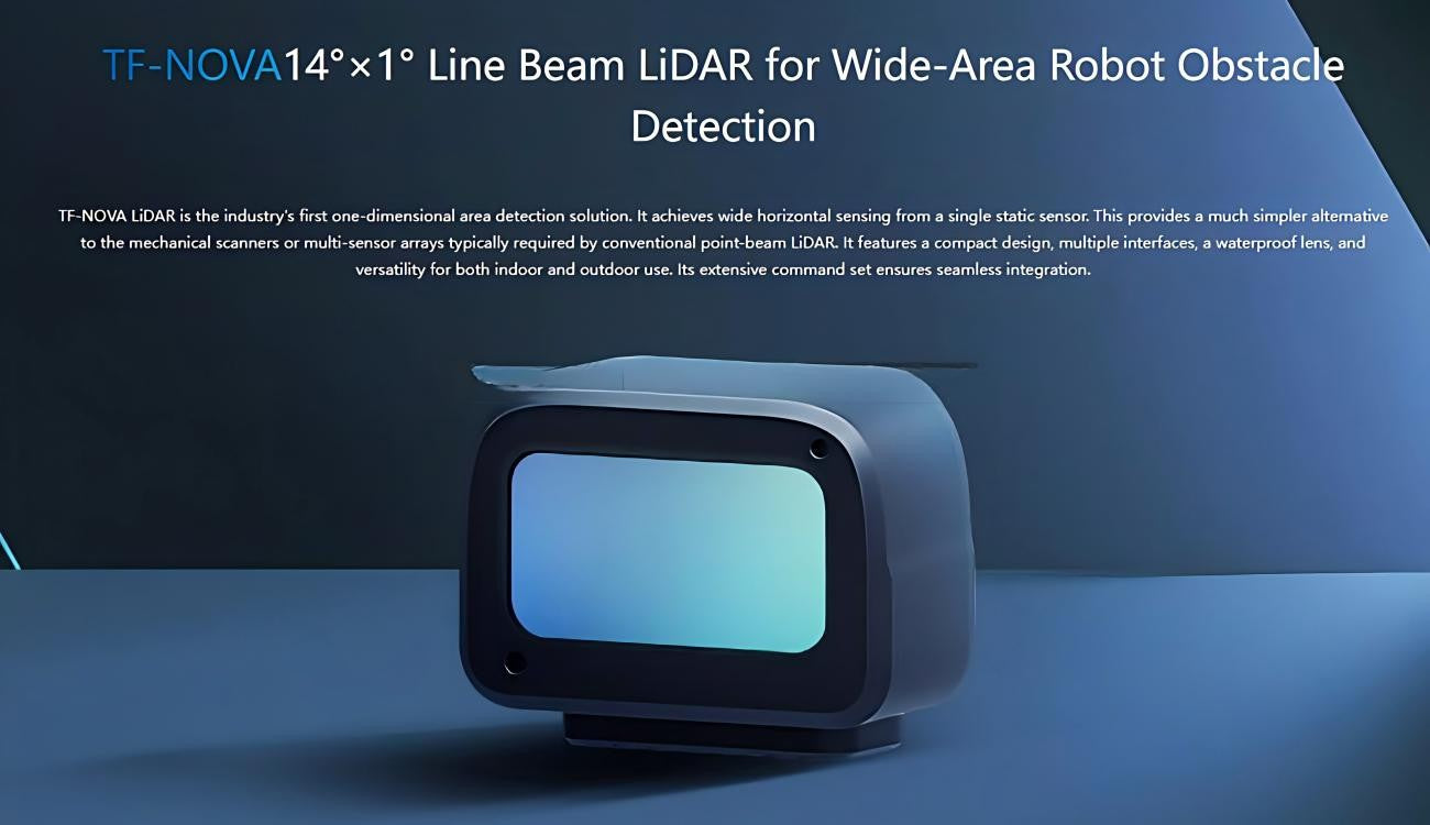 Benewake TF-NOVA LiDAR | Robot LiDAR Sensor for Robotics & Mapping detail image 1