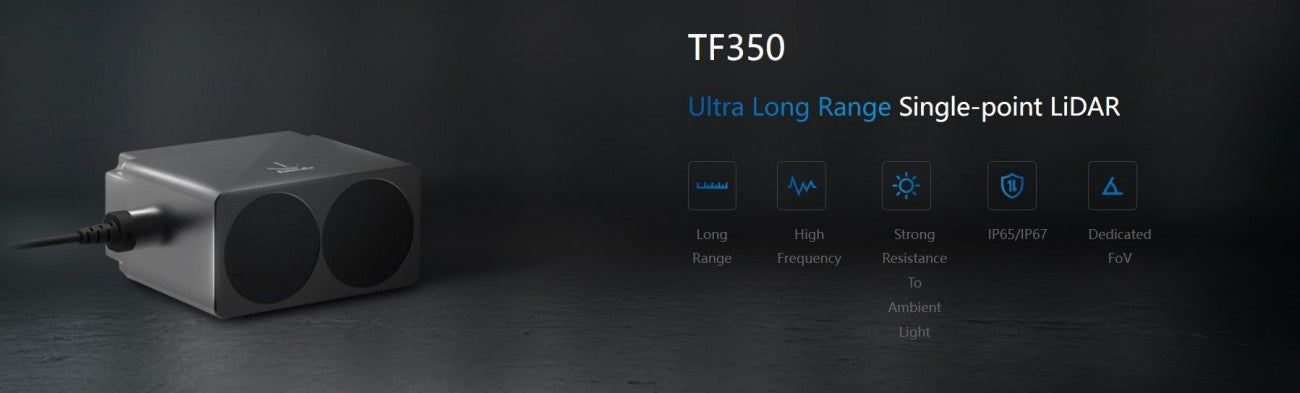 Benewake TF350 LiDAR | Robot LiDAR Sensor for Robotics & Mapping detail image 1