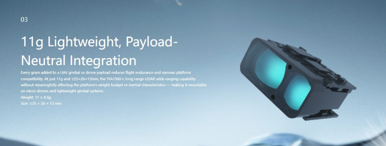 Benewake TFA1500-L LiDAR | Robot LiDAR Sensor for Robotics & Mapping detail image 4