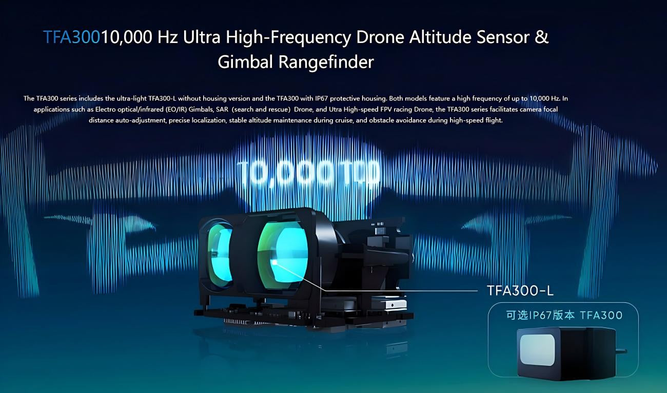 Benewake TFA300 LiDAR | Robot LiDAR Sensor for Robotics & Mapping detail image 1