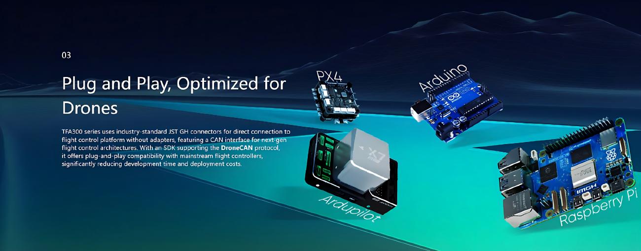 Benewake TFA300 LiDAR | Robot LiDAR Sensor for Robotics & Mapping detail image 4