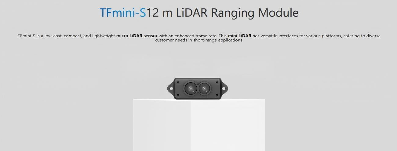 Benewake TFmini-S LiDAR | Robot LiDAR Sensor for Robotics & Mapping detail image 1