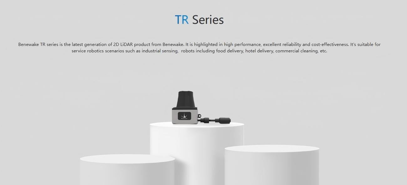 Benewake TR Series LiDAR | Robot LiDAR Sensor for Robotics & Mapping detail image 1