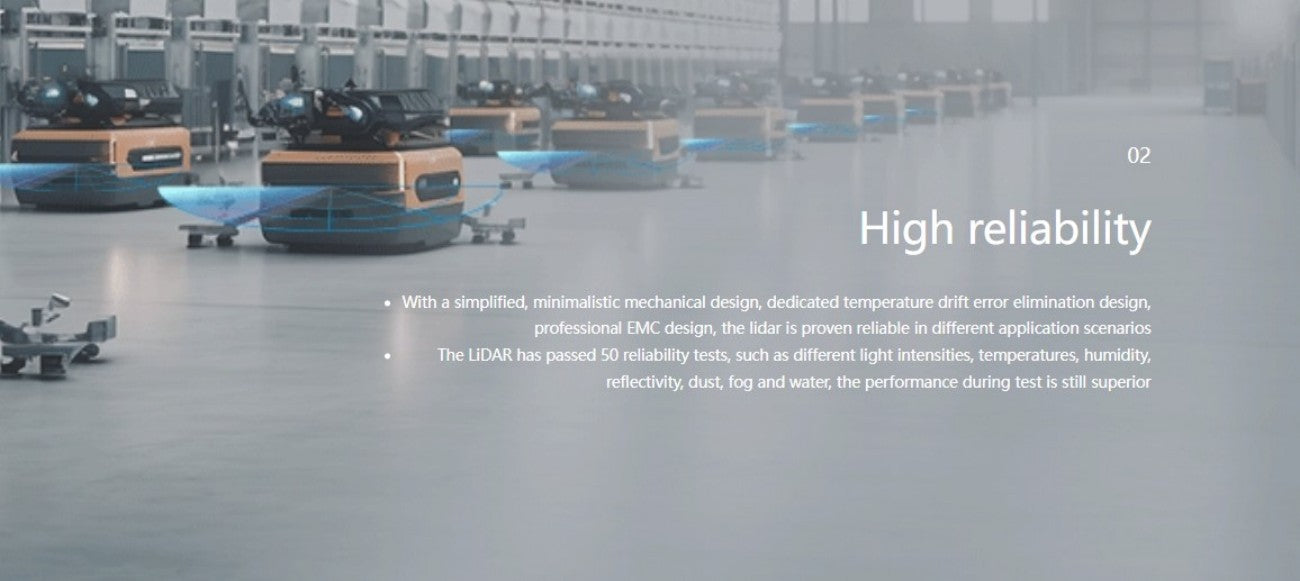 Benewake TR Series LiDAR | Robot LiDAR Sensor for Robotics & Mapping detail image 3