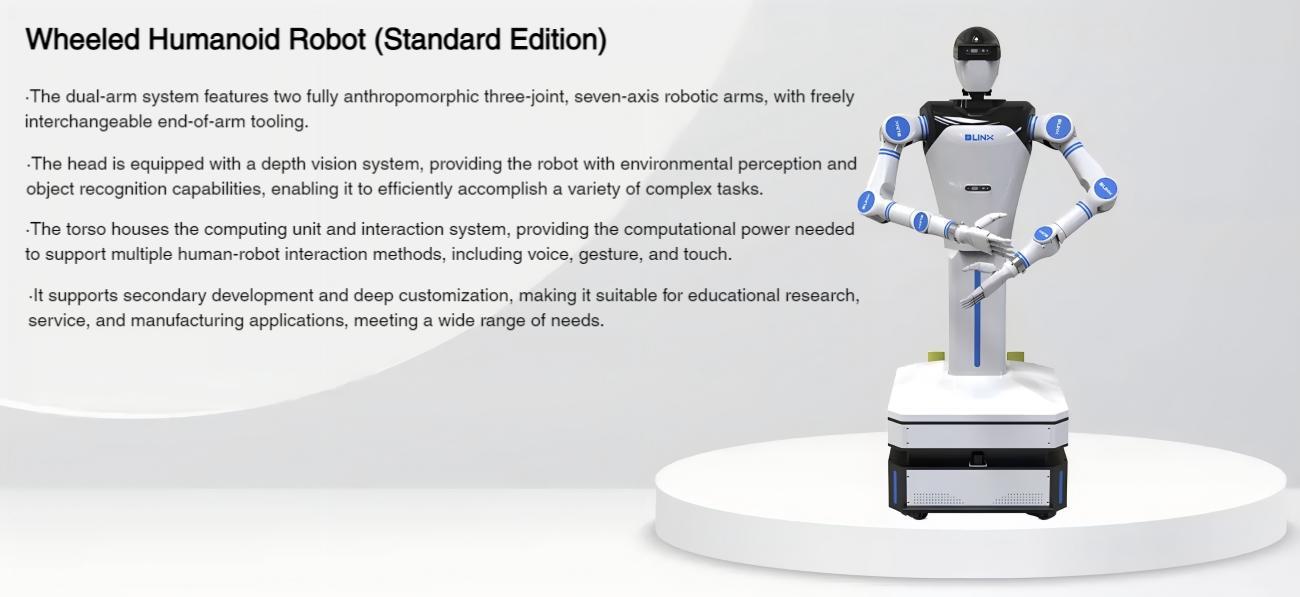 BLINX X1 Humanoid Robot | Humanoid Robot Platform for Robotics Research detail image 1