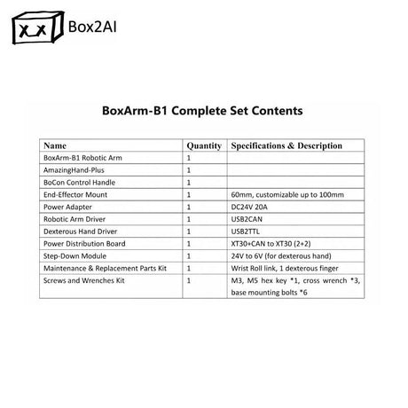 Box2AI BoxARM-B1 Robotic Arm product image 5