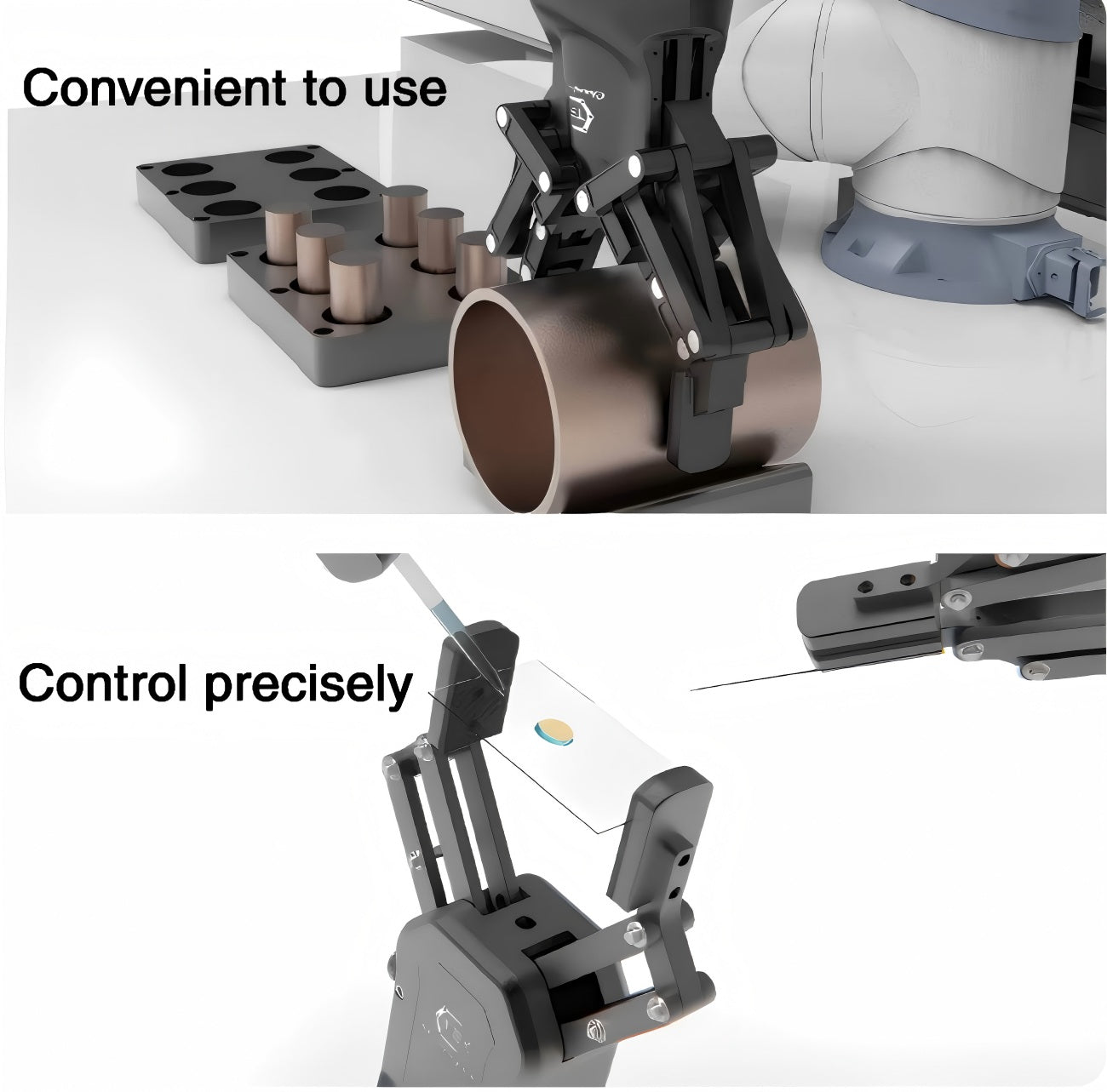 ChangingTek Robotics CTAG2F120 Gripper | Servo Robot Gripper for Automation