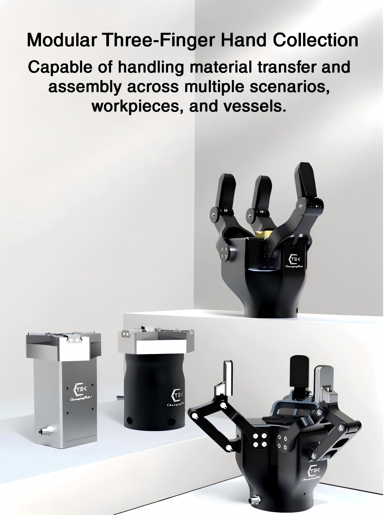 ChangingTek Robotics CTMG3F60 Gripper | Servo Robot Gripper for Automation