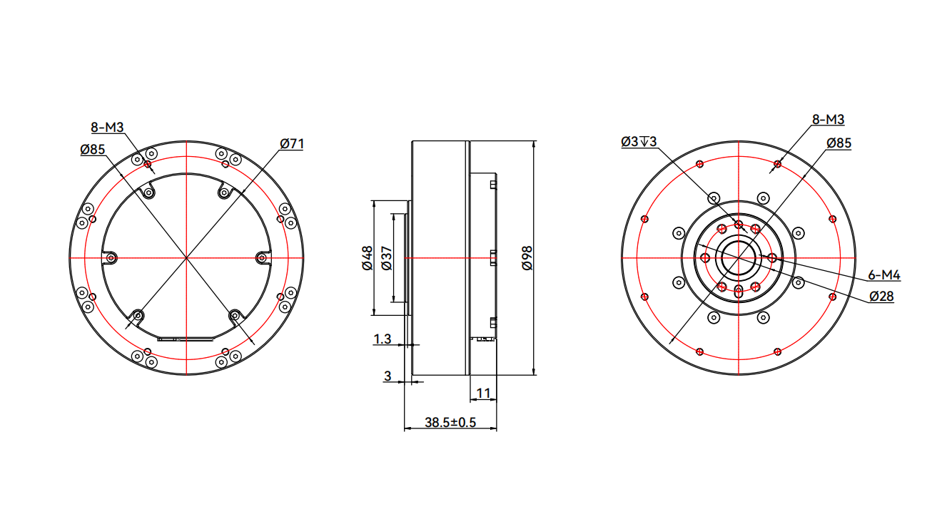 CubeMars AK80-9 Robotic Actuator | High Torque Robot Joint Motor