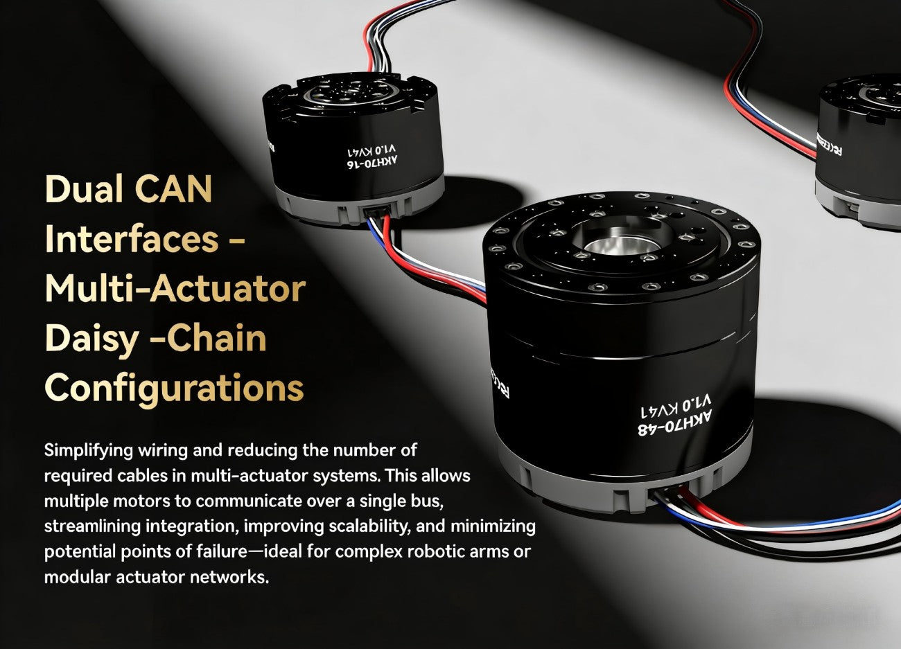 CubeMars AKH70-48 motor detail image 3