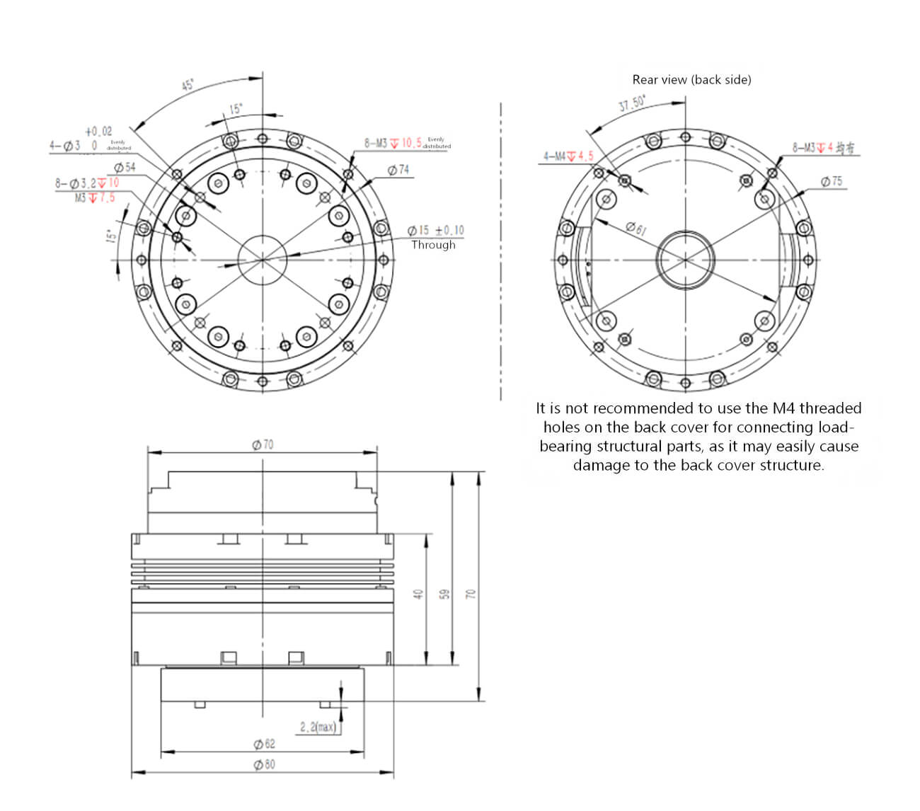 DAMIAO DM-JH17-2EC Motor