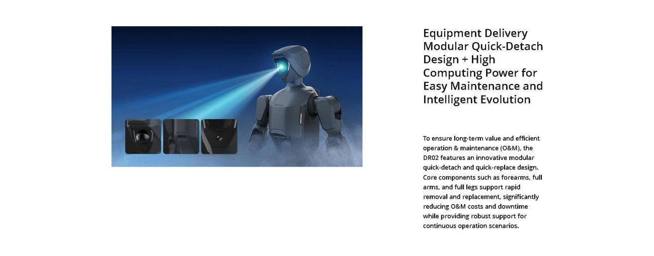 DEEP Robotics DR02 Robot | Humanoid Robot Platform for Robotics Research detail image 5
