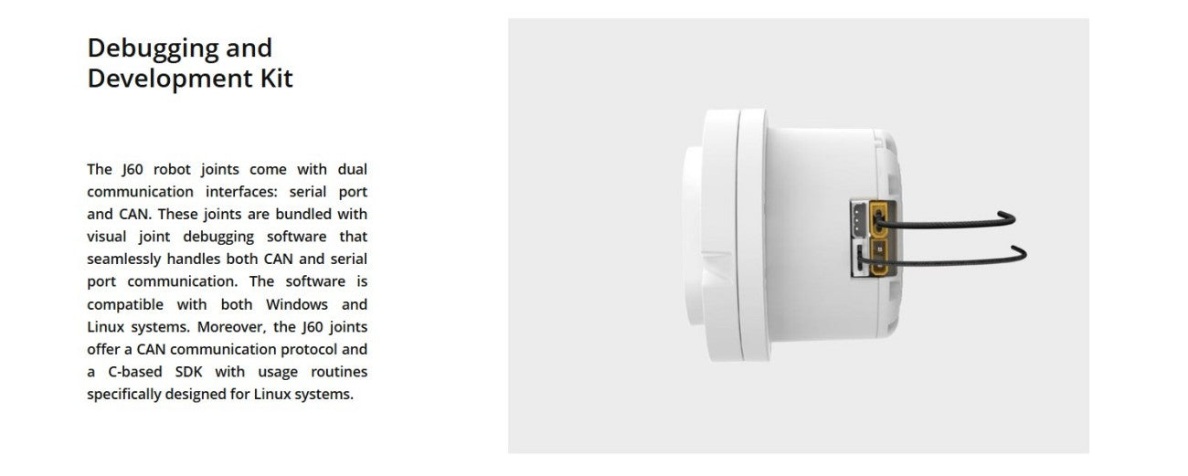 DEEP Robotics J60-10 Motor | Robot Servo Motor for Robotics Development detail image 7