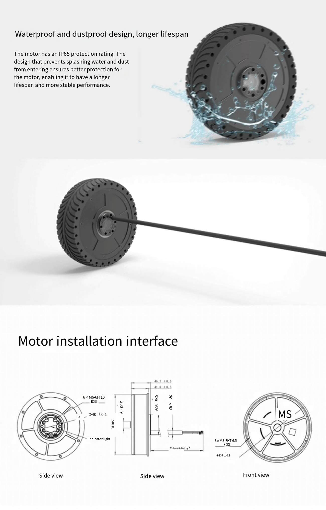Direct Drive Tech M1502E_111 Directdrive Motor | Robot Servo Motor for Robotics Development detail image 2