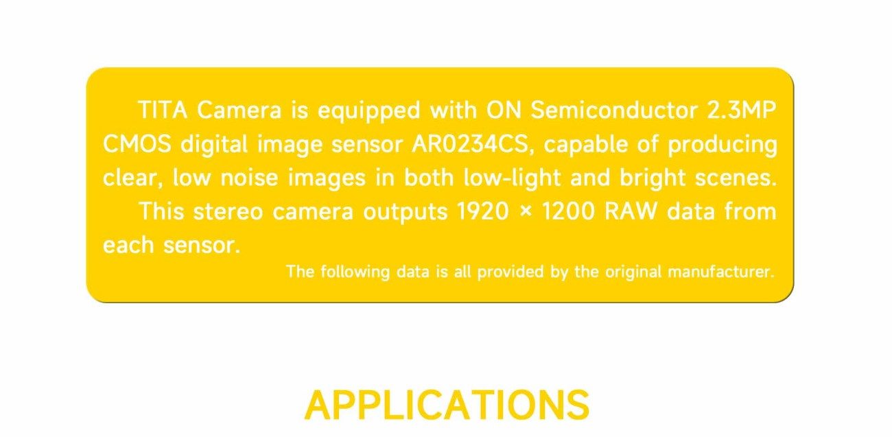 Direct Drive Tech TITA STEREO-GMSL2 CAMERA detail image 2