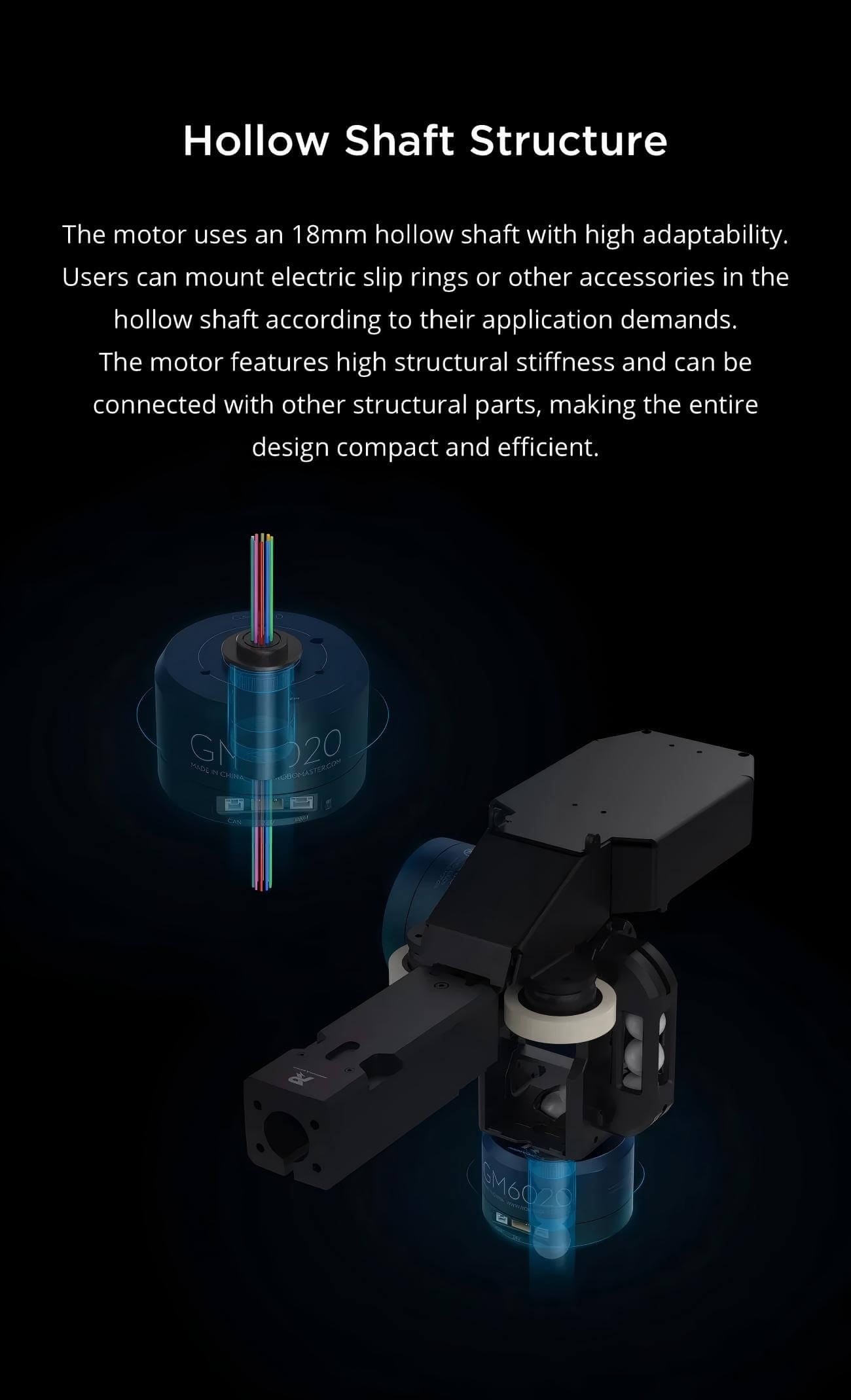 DJI RoboMaster GM6020 Brushless DC Motor | Robot Servo Motor for Robotics Development detail image 3