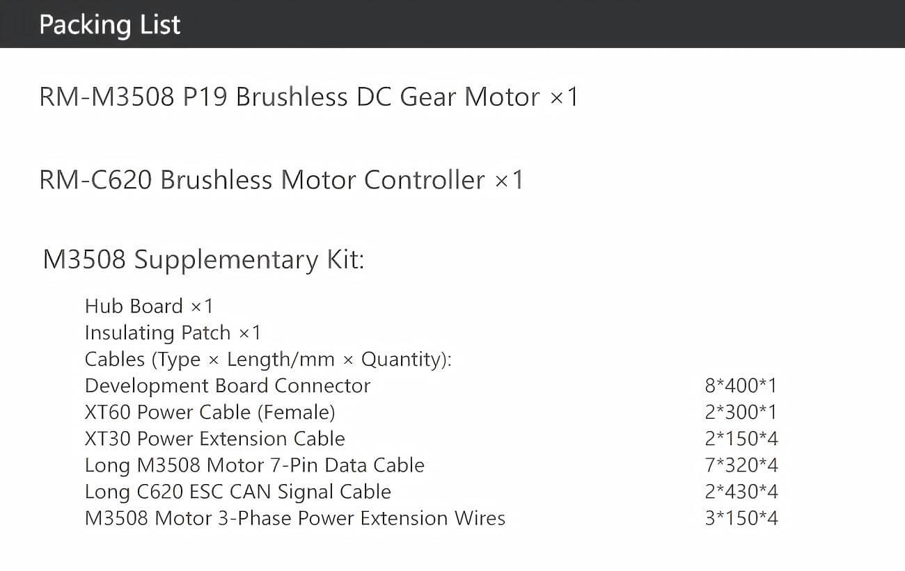 DJI RoboMaster M3508 P19 Brushless DC Gear Motor | Robot Servo Motor for Robotics Development detail image 2