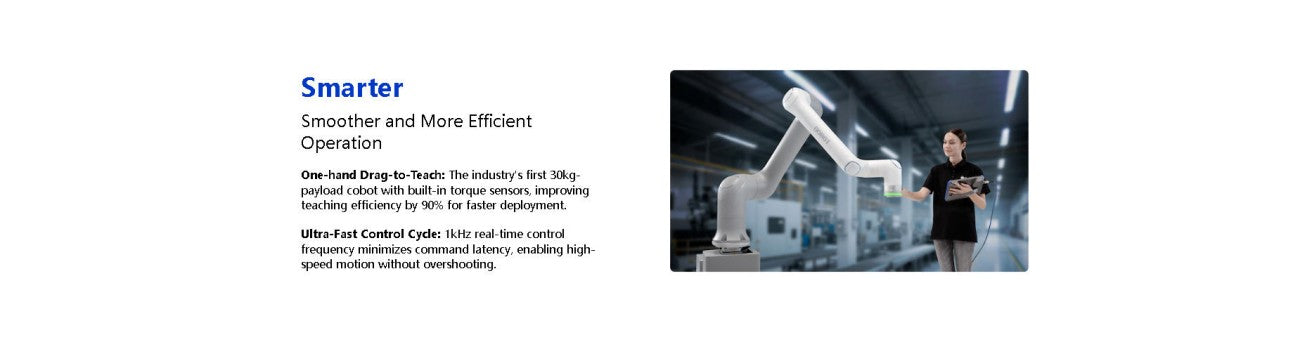 DOBOT CR 30H Collaborative Robot | 30 kg Payload Robotic Arm for Automation