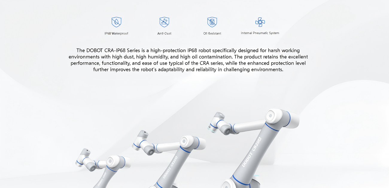 DOBOT CRA-IP68 Series Collaborative Robot | Robotic Arm for Research & Automation