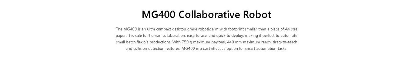 DOBOT MG400 Collaborative Robot | Robotic Arm for Research & Automation