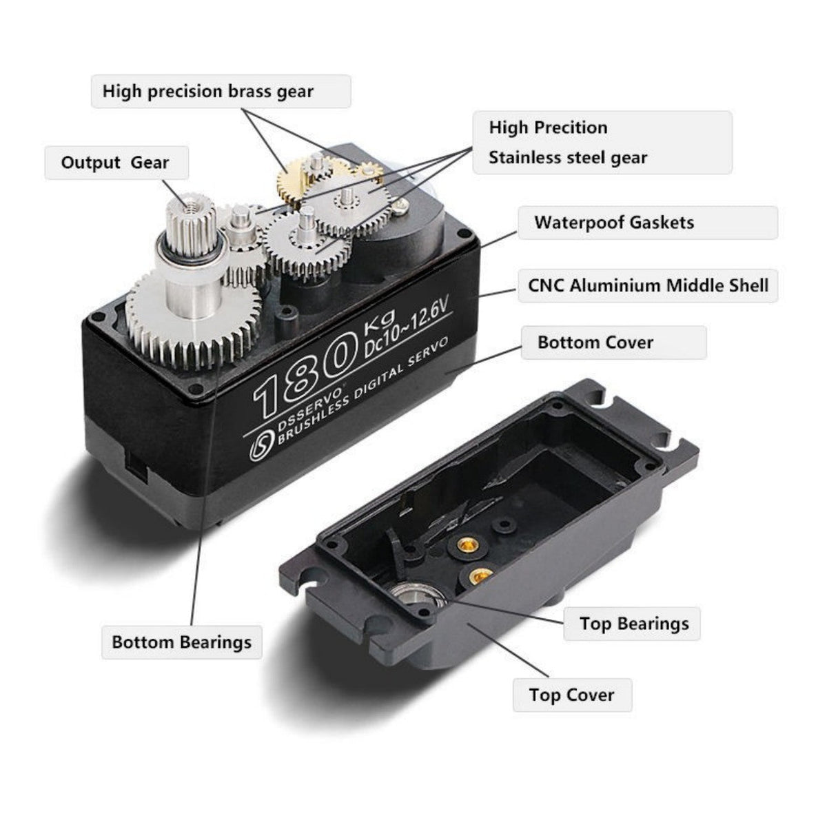 DSSERVO BLS51180 Servo Motor detail image 2