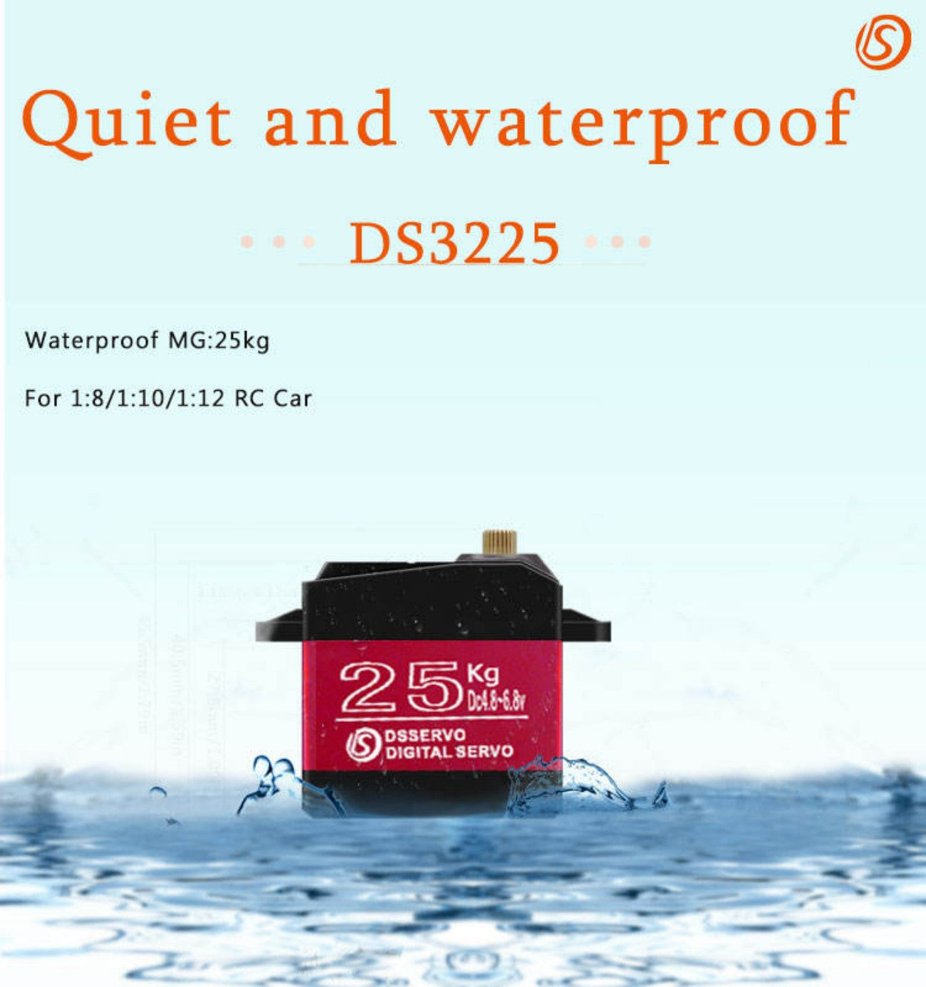 DSSERVO DS3225 MG Servo Motor detail image 2