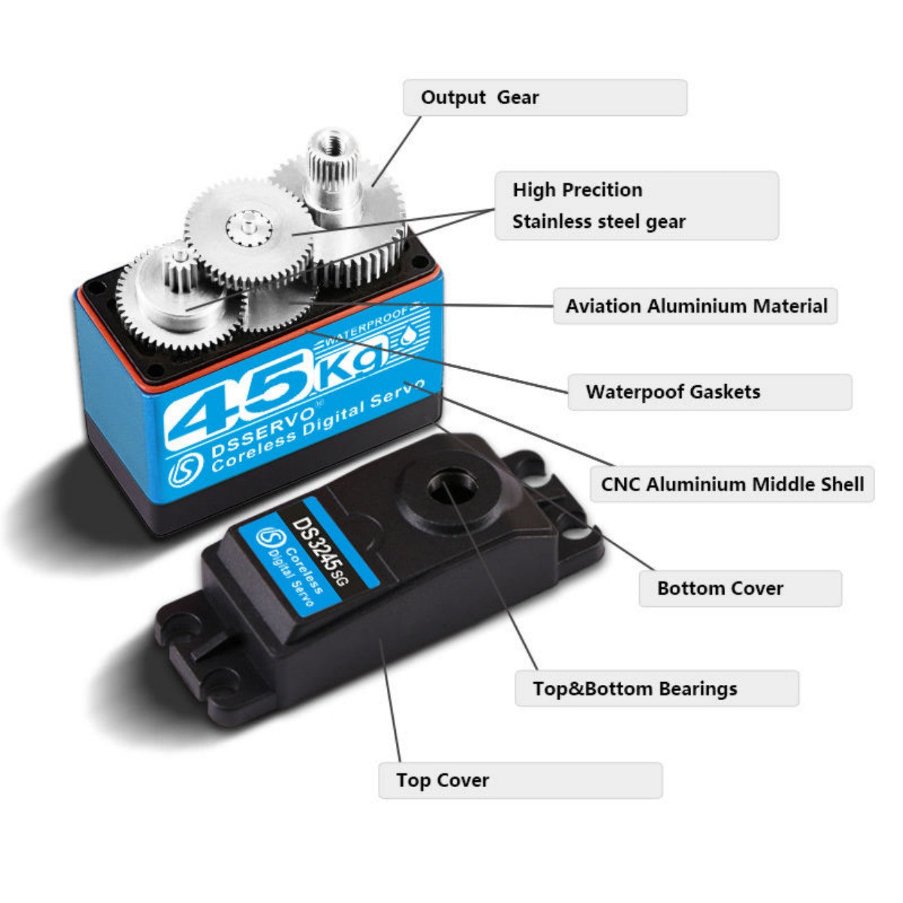 DSSERVO DS3245 SG Servo Motor detail image 4