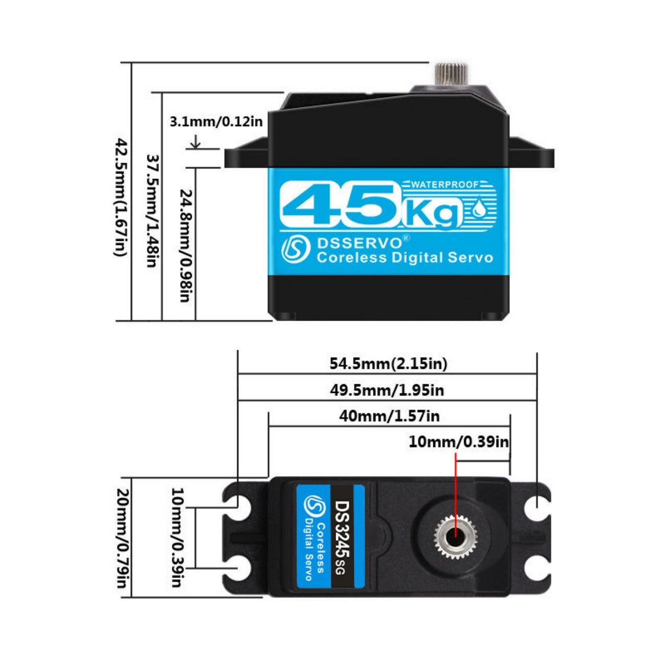 DSSERVO DS3245 SG Servo Motor detail image 5