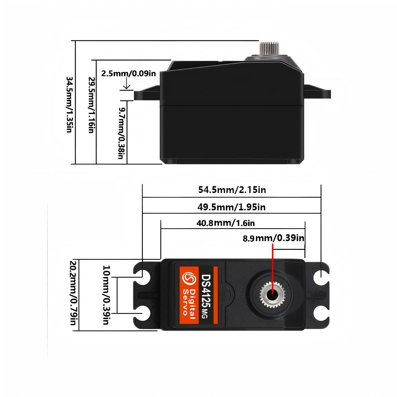 DSSERVO DS4125 Servo Motor detail image 3