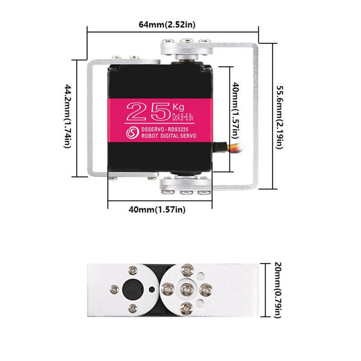 DSSERVO RDS3225 Servo Motor detail image 2