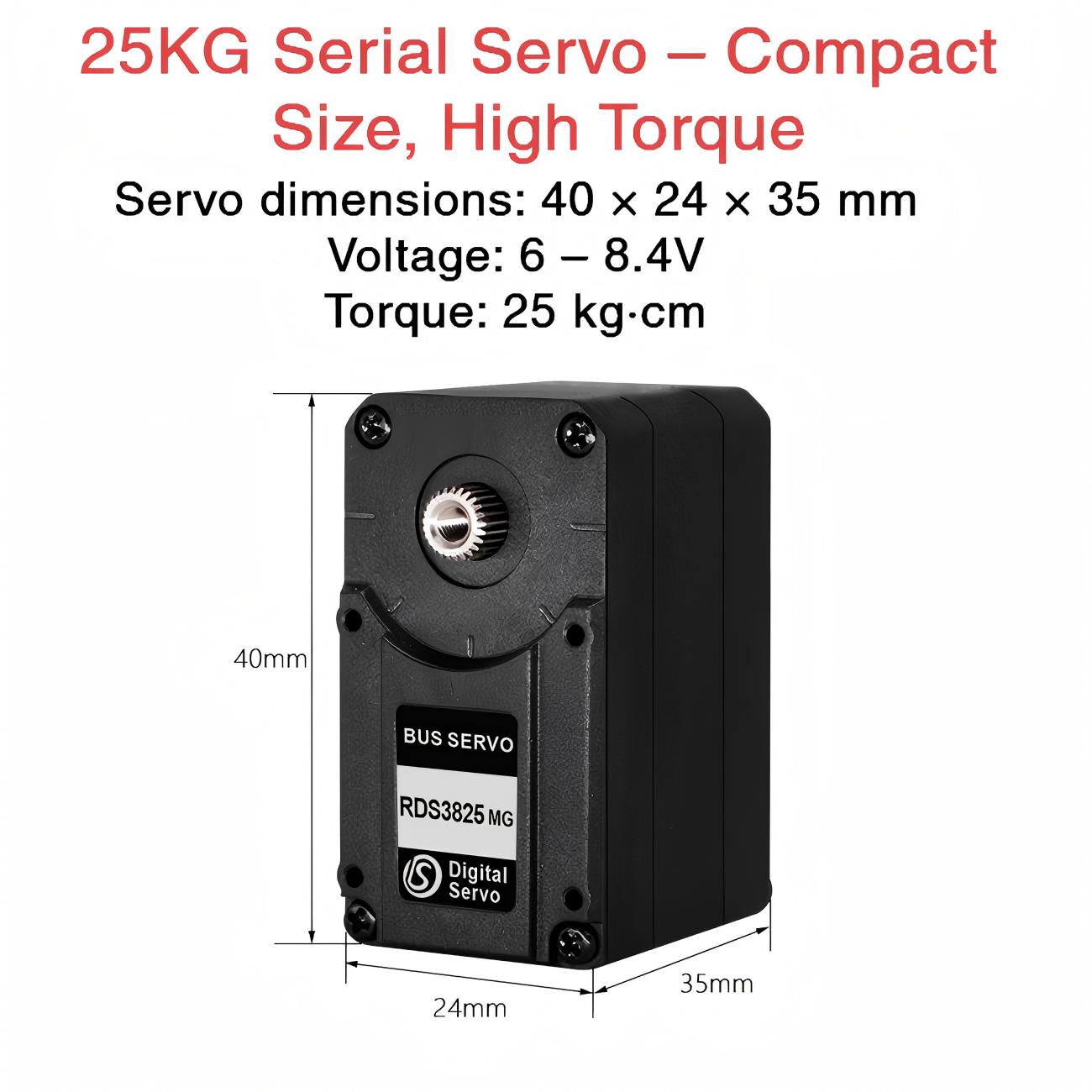 DSSERVO RDS3825 Servo Motor detail image 3