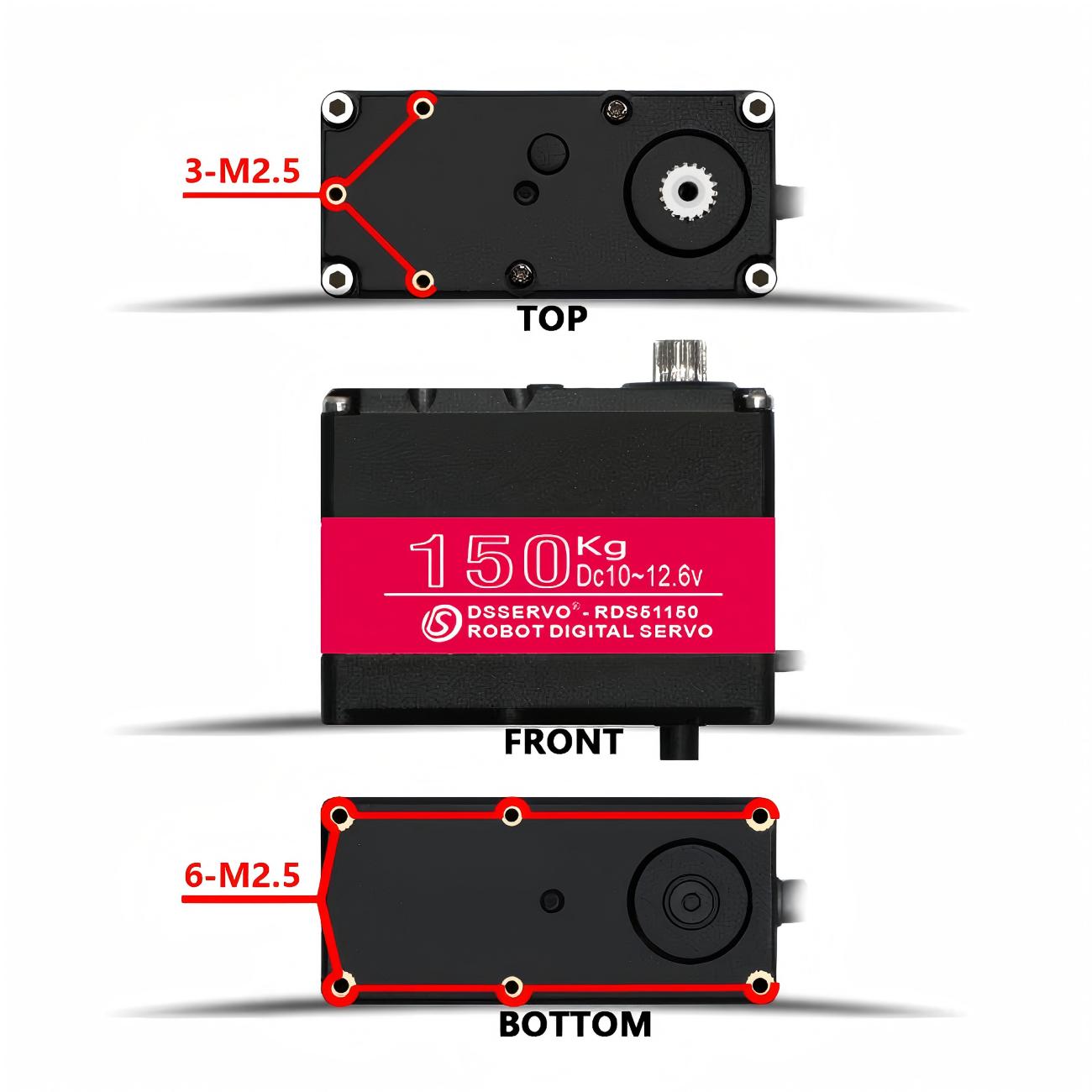DSSERVO RDS51150 Servo Motor detail image 4