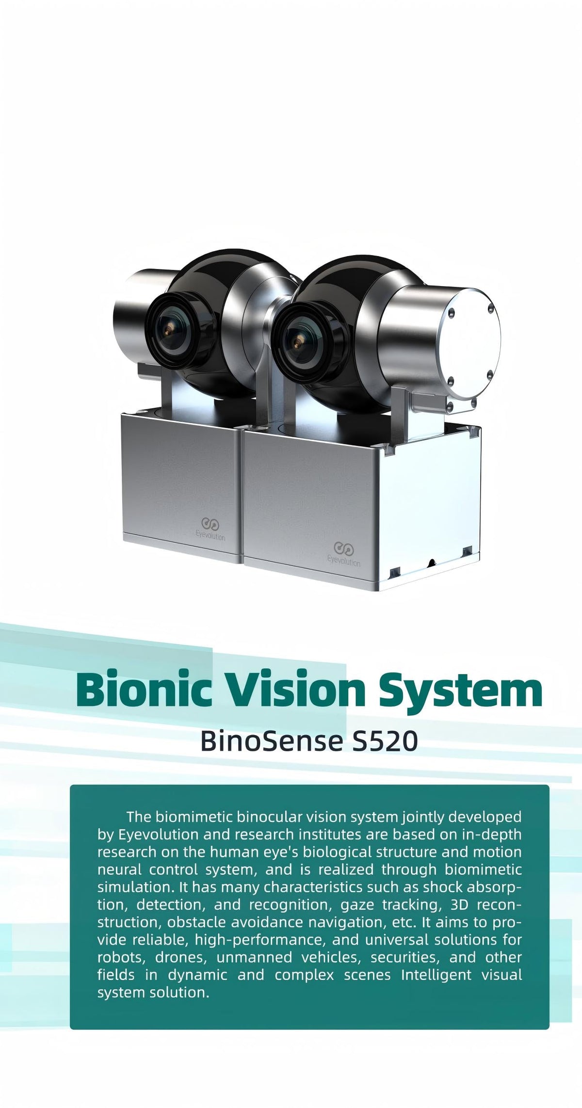Eyevolution S520 Camera | Robot Camera for AI Vision detail image 2
