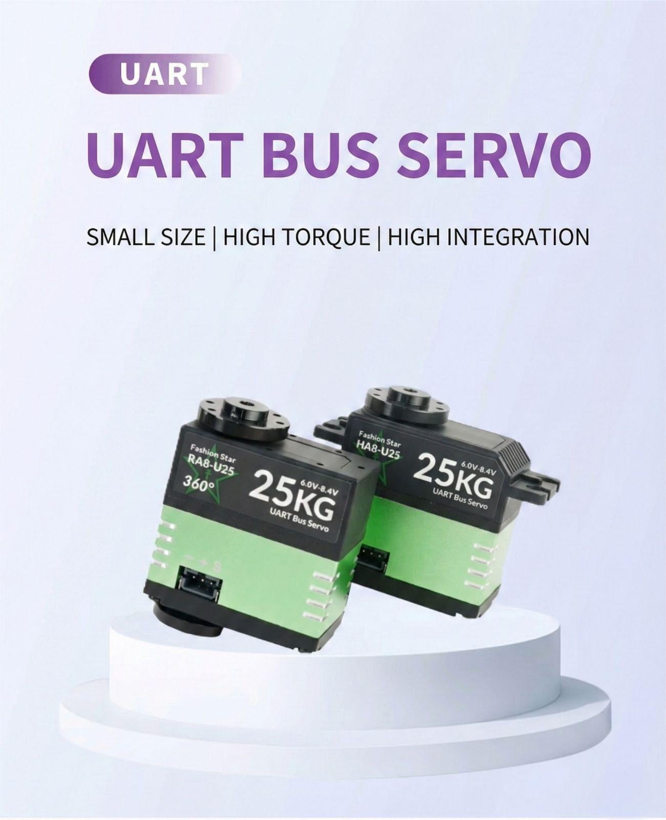 Fashion Star HA8-U25-M UART Bus Servo detail image 1