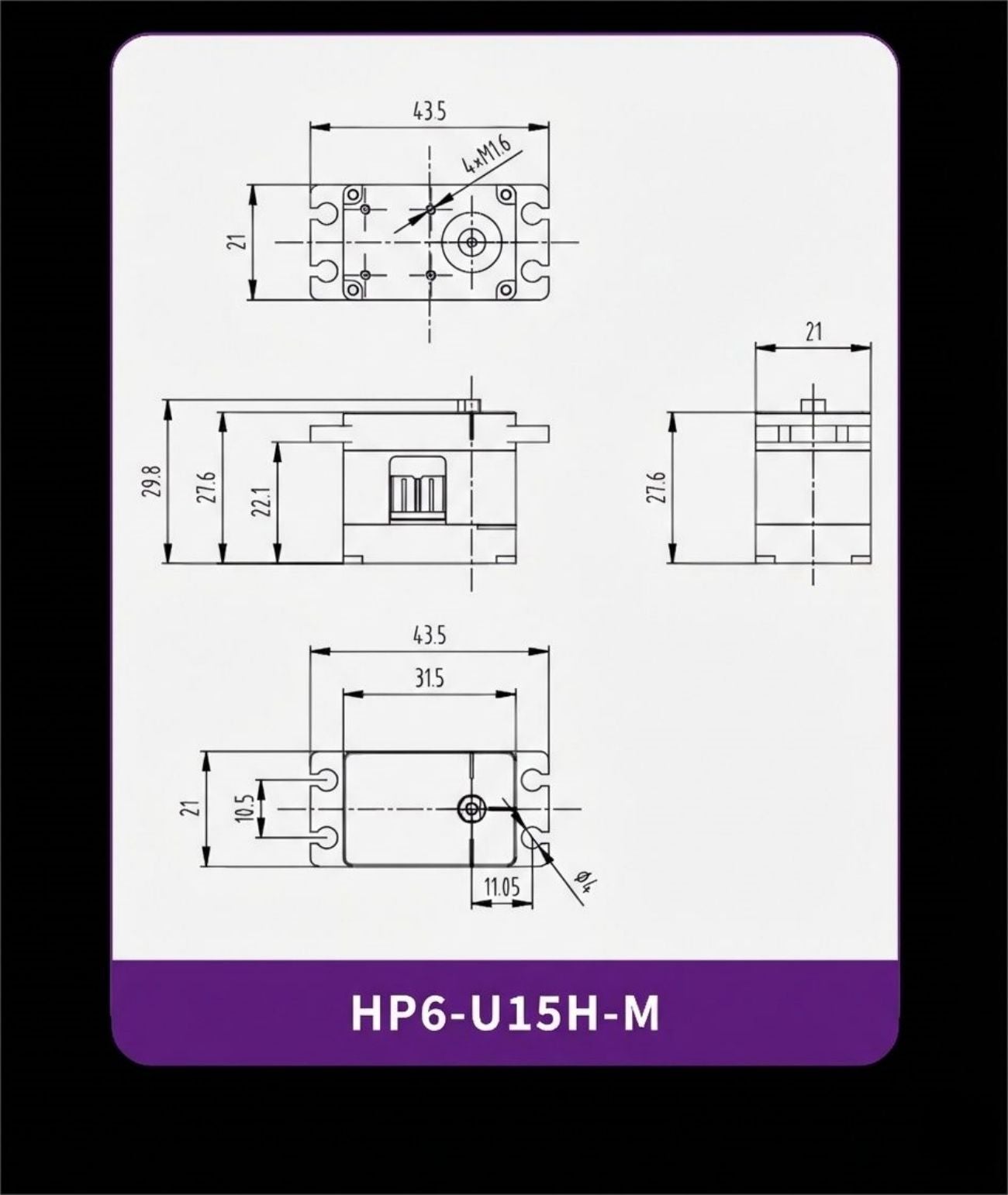 Fashion Star HP6-U15H-M UART Bus Servo detail image 18